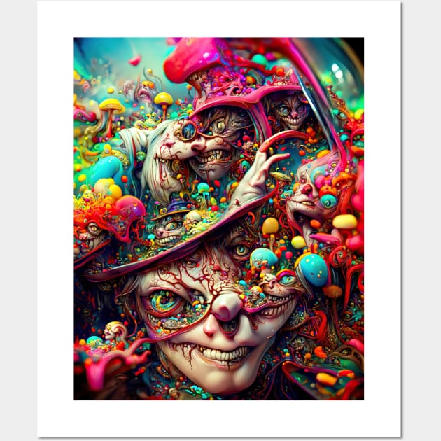 Fear And Loathing In Wonderland #16 Wall Art by aetherialdnb